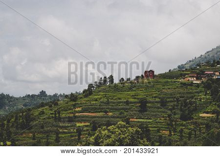 A picture of a hill in Nepal