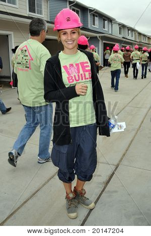 LOS ANGELES - 14 maj: Allison Haislip på Habitat for menneskeheden kvinders Empowerment bygge på Carl
