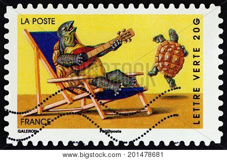 FRANCE - CIRCA 2014: A stamp printed in France from the 