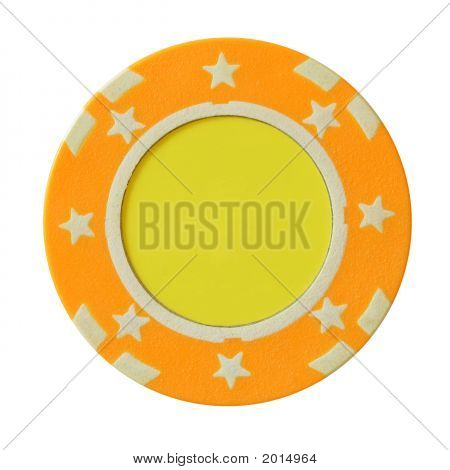 Yellow Casino Chip