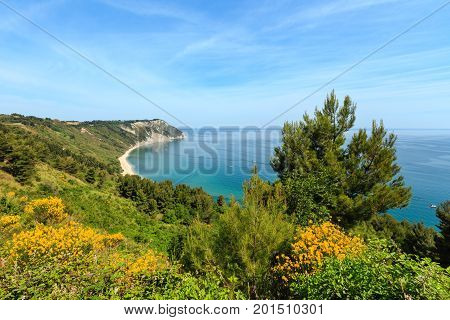 Summer Adriatic Sea Mezzavalle Beach