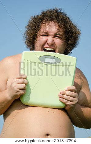 Funny Man Scales. Image & Photo (Free Trial) | Bigstock
