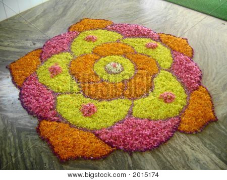 Pookkalam - Onam (Kerala)