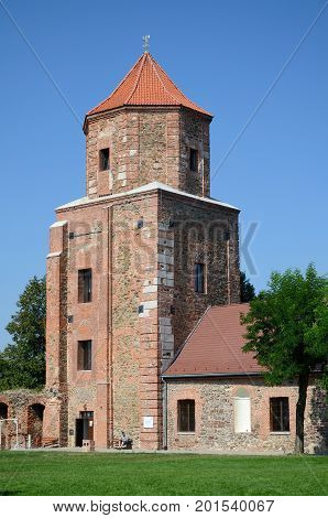 Old castle Toszek in Poland, Silesian Region