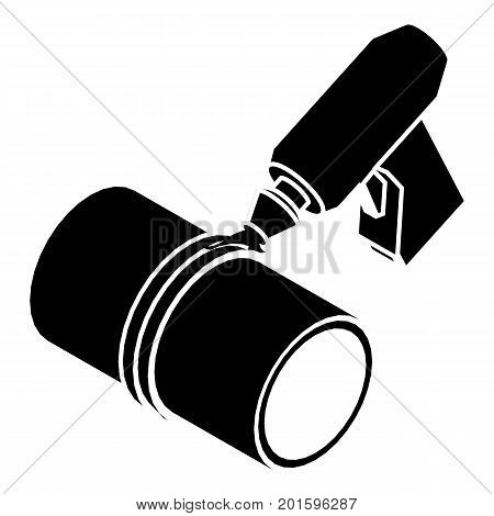 Welding torch cutting icon. Simple illustration of welding torch cutting vector icon for web