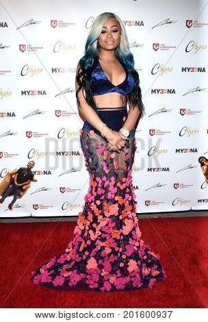 LOS ANGELES - AUG 17:  Blac Chyna arrives for the Blac ChynaÃ¢??s Figurine Doll Launch on August 17, 2017 in Los Angeles, CA                