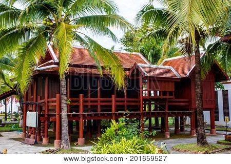 Thai house style, royal flora ratchaphruek, Chaing Mai, Thailand