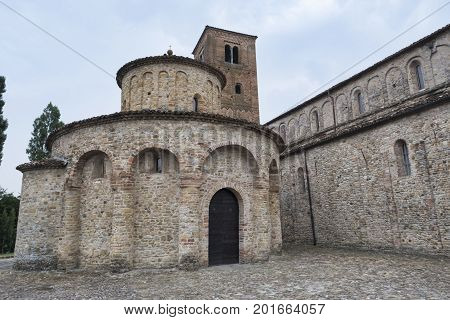 Vigolo Marchese (Piacenza Emilia Romagna Italy): the medieval church in Romanesque style