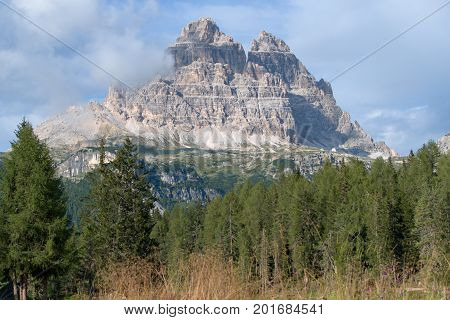 Climbing In Tre Cime Di Lavaredo In Dolomites