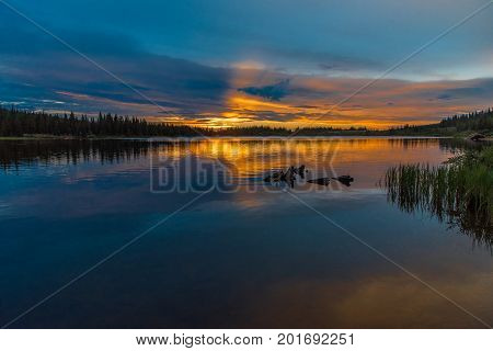 A Beautiful Colorado Sunrise at Brainard Lake