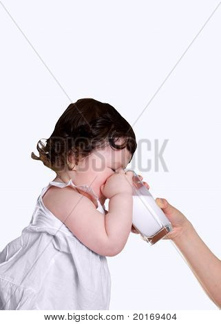 Baby liebt Milch