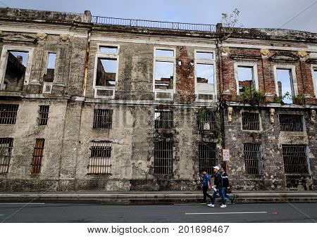 Intramuros District In Manila, Philippines