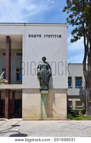 Courthouse In Aveiro, Portugal
