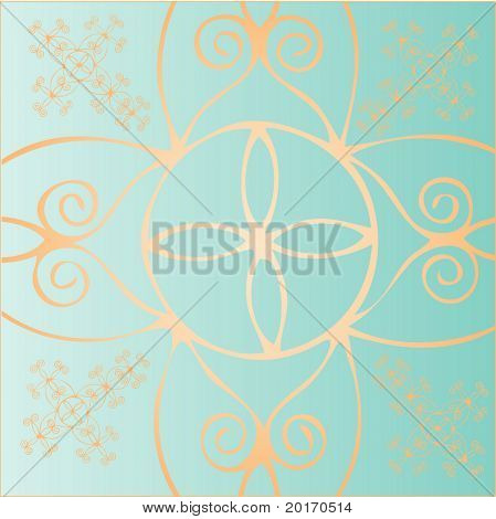 seamless funky celtic like pattern vector