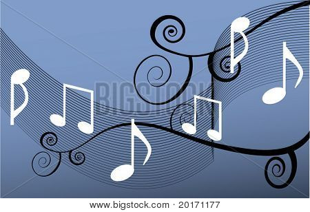 a háttér vector kották