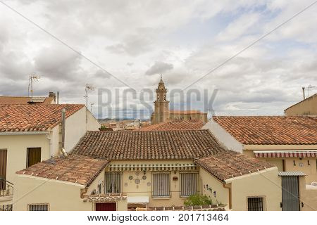 The Town Of Lerin In Navarra, Spain