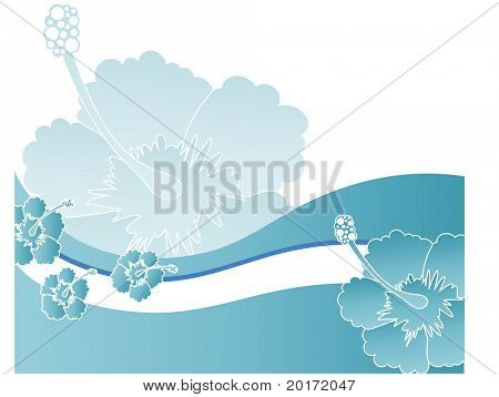 ibišek květ zábava vektorové