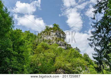 Impressive views of the mountains gorges cayons and walls of the National Park 'De Vercors' in France