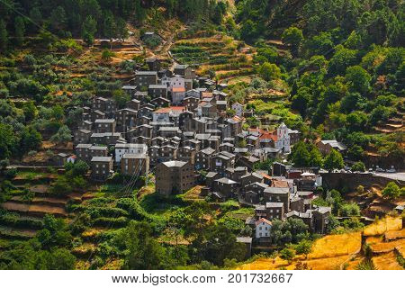 Village near Piodao - Portugal - architecture background