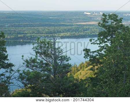 Volga Expanses. The View On The Volga. Samarskaya Luka.