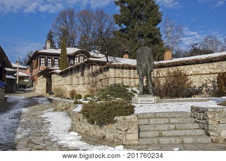 KOPRIVSHTITSA, BULGARIA - DECEMBER 13, 2013: Todor Kableshkov House Museum in historical town of Koprivshtitsa, Sofia Region, Bulgaria