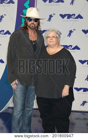 LOS ANGELES - AUG 27:  Billy Ray Cyrus, Susan Bro at the MTV Video Music Awards 2017 at The Forum on August 27, 2017 in Inglewood, CA