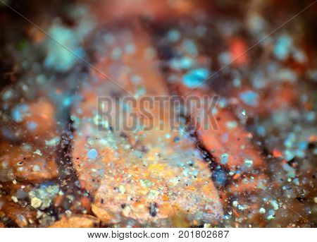 Abstract Background, Macro. Melt Water