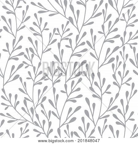 Seamless vector floral pattern. Retro pattern. Ornament can be used as wallpaper. Vector illustration.