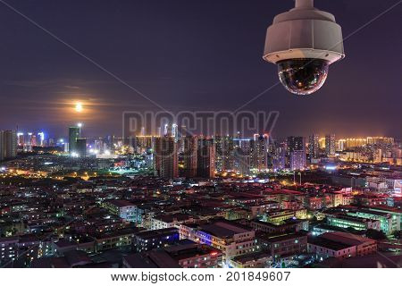 Xiamen,China - Jul 31,2015:Xiamen East Mountain Villa Evening In Xiamen City,Fujian,China