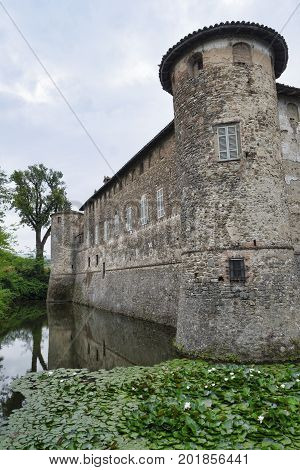 Lisignano (Piacenza Emilia Romagna Italy): the historic castle near Agazzano