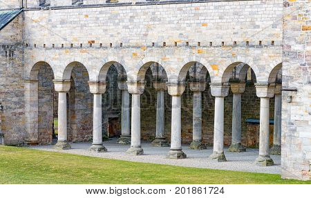 The Monastery ruins in Paulinzella in Thuringia Germany