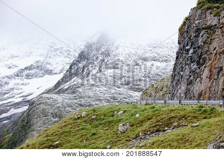 Snow And Grass
