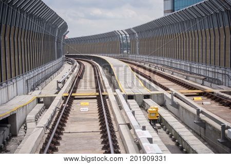 Malaysia MRT (Mass Rapid Transit) railway, a transportation for future generation.
