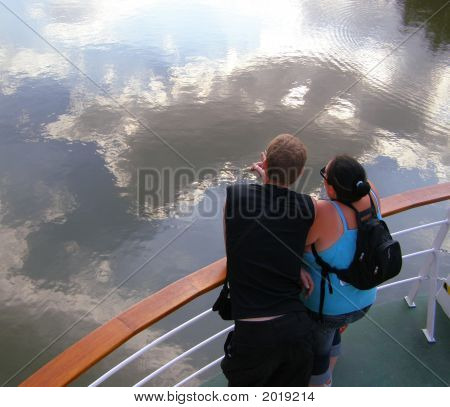 Unknowns Aboard Enjoying Each Other And The Cruise