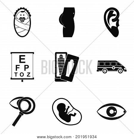Traineeship icons set. Simple set of 9 traineeship vector icons for web isolated on white background