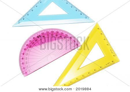 Protractor And Set Squares