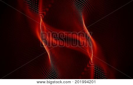 Abstract Black Geometrical Background . Connection structure. Science background. Futuristic Technology HUD Element . onnecting dots and lines . Big data visualization and Business .