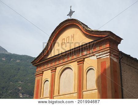 View Of Settimo Vittone Old City Centre