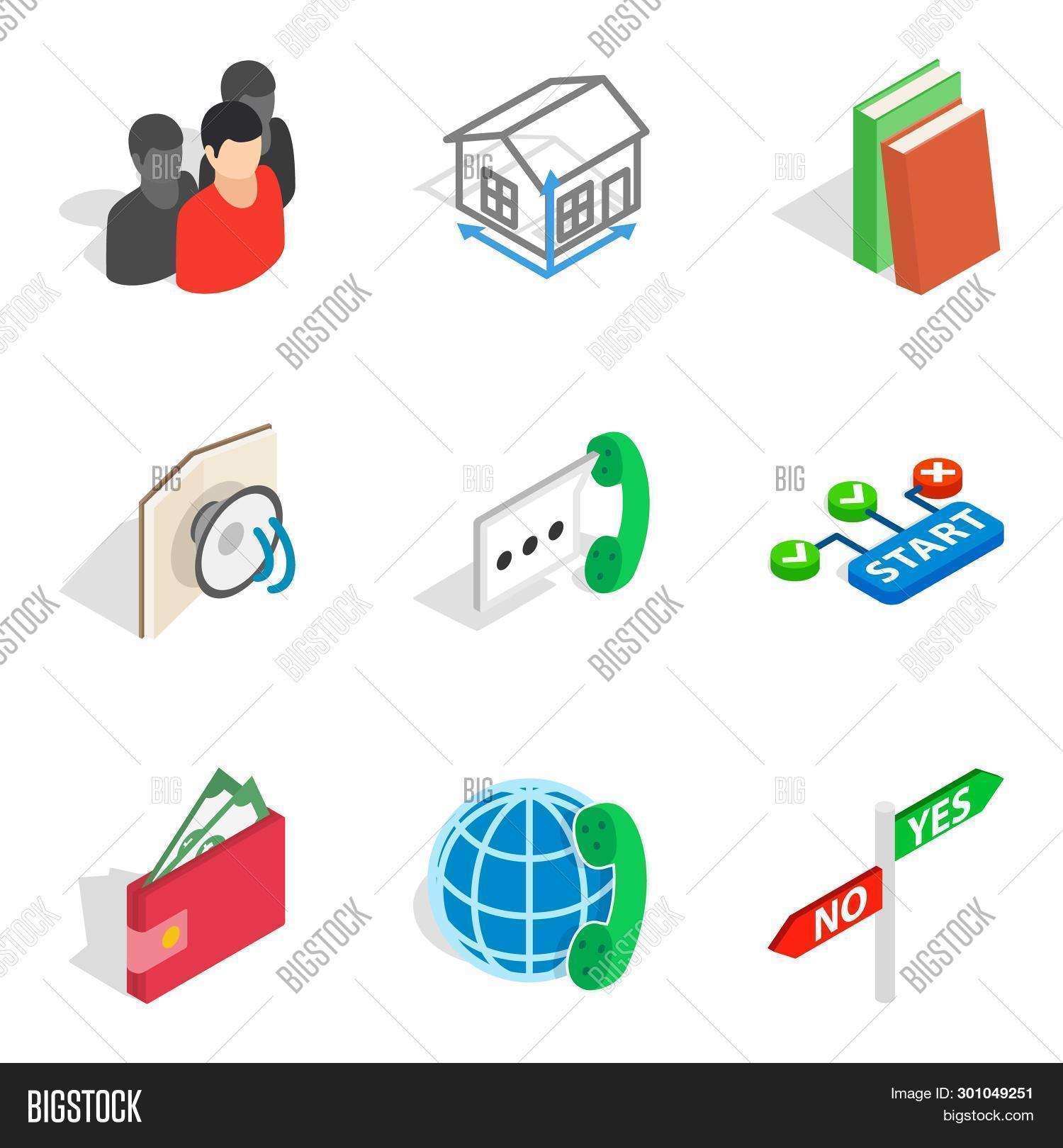 Crew Member Icons Set Image & Photo (Free Trial) | Bigstock