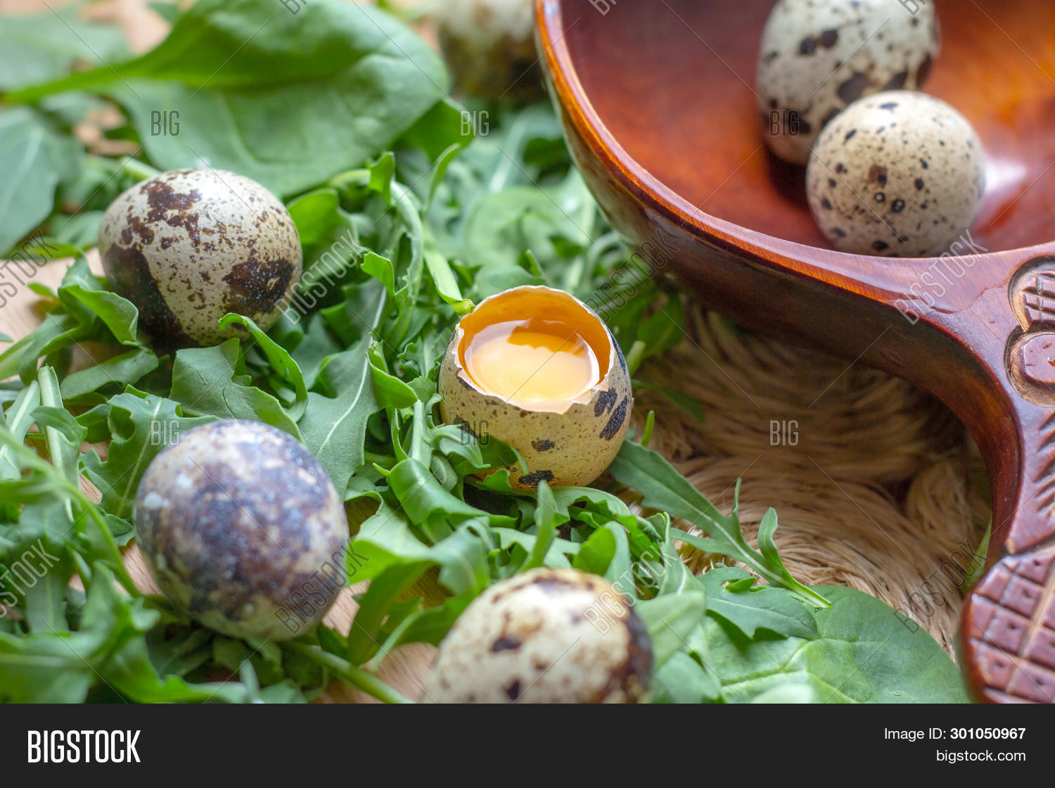 Fresh Raw Quail Eggs Image & Photo (Free Trial) Bigstock
