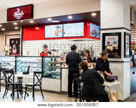 Melbourne, Australia - May 12, 2019: Michels Patisserie Is A Franchised Bakery Business, Managed By 