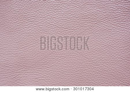 Natural Pastel Pink Leather Texture Surface For Background