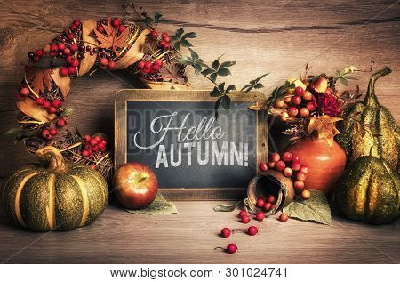 Blackboard With Chakboard Text 