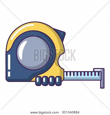 Yardstick Icon. Cartoon Illustration Of Yardstick Icon For Web.