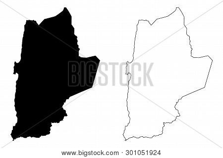 Antofagasta Region (republic Of Chile, Administrative Divisions Of Chile) Map Vector Illustration, S