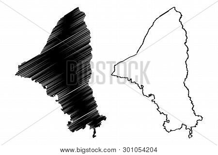 Brazos County, Texas (counties In Texas, United States Of America,usa, U.s., Us) Map Vector Illustra