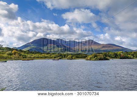 Mountain Landscape From Lough Leane Lake, Ireland