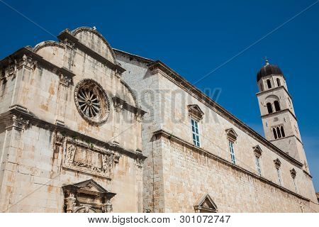 Church Of St. Spasa Located At Stradun Street In The Old Town Of Dubrovnik