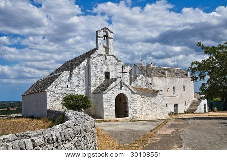 St. Maria di Barsento Church. Noci. Puglia. Italien.