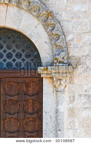 Madonna della Scala Abbey. Noci. Puglia. Italien.
